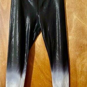 ZYIA Black and White Ombre Leggings